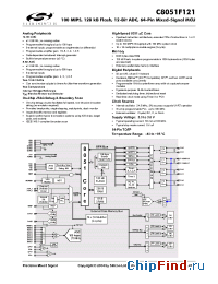 Datasheet C8051F121 manufacturer Silicon Lab.
